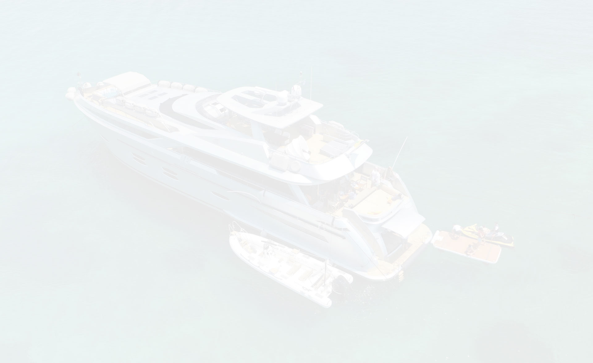 Luxury cruiser on water